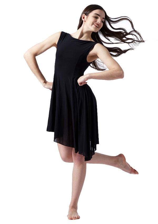 Robe De Danse Lyrique Pour Fille – Robe D’Église Asymétrique 6-16 Ans